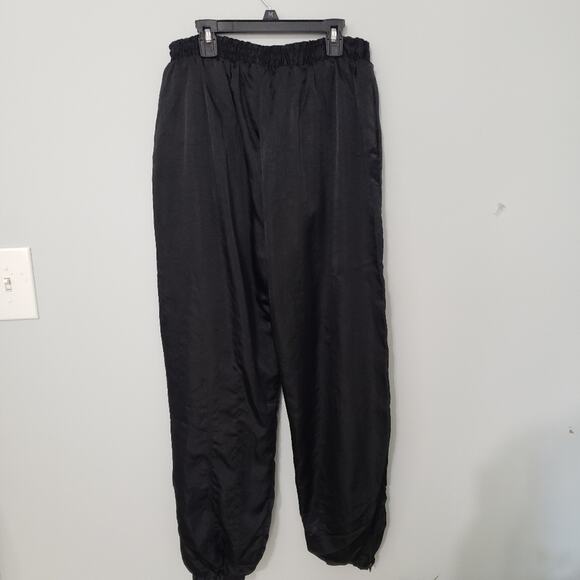 Vintage Wind Suit Tracksuit Lined Quilted Rhinestone Zipper Cuff Large Y2K - Picture 10 of 15